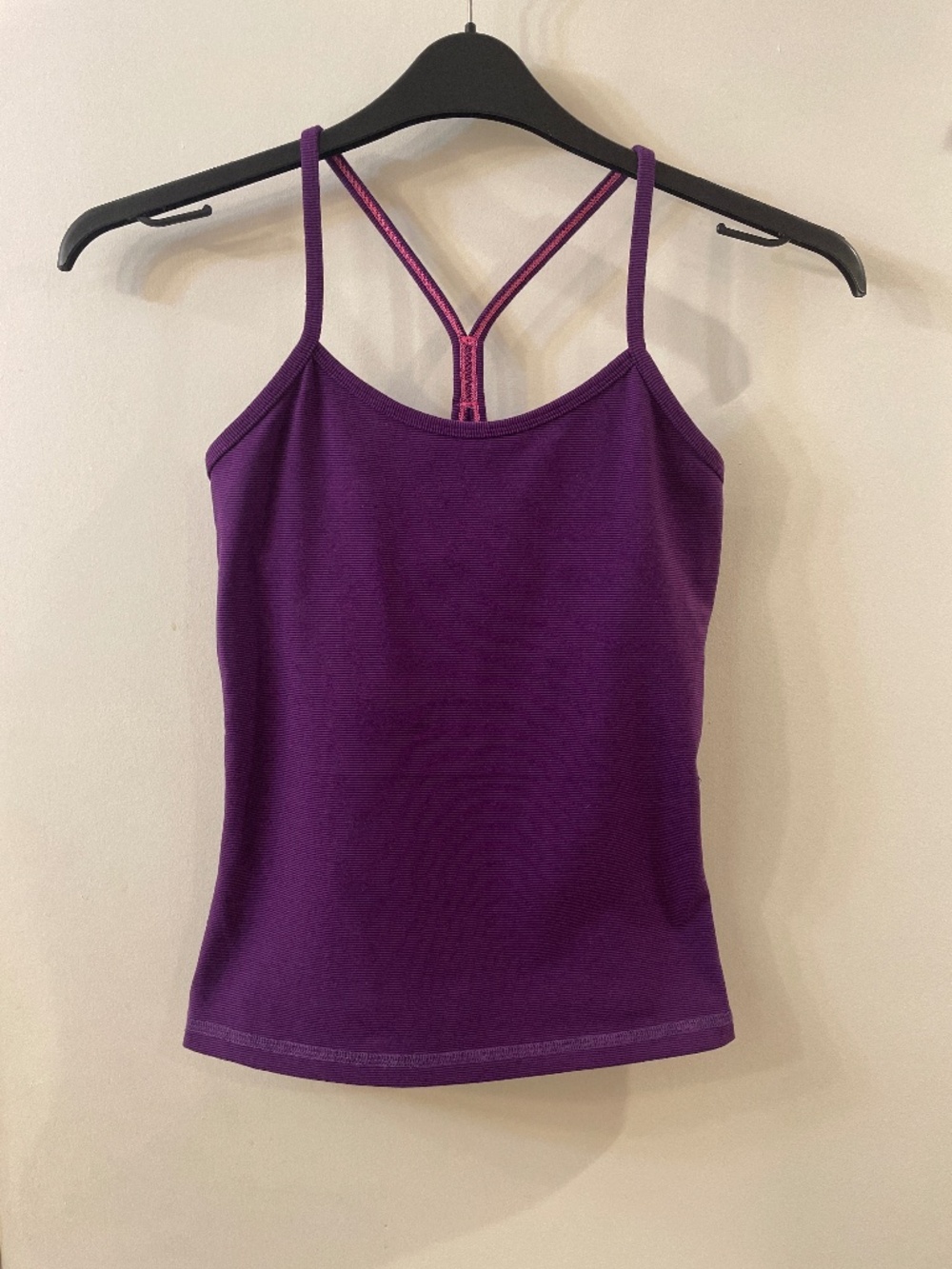 Lululemon Athletica Power Y Tank Racerback Active Top Size 4 Purple